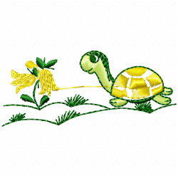 Turtle Embroidery Design 3 Turtle Embroidery Design 3